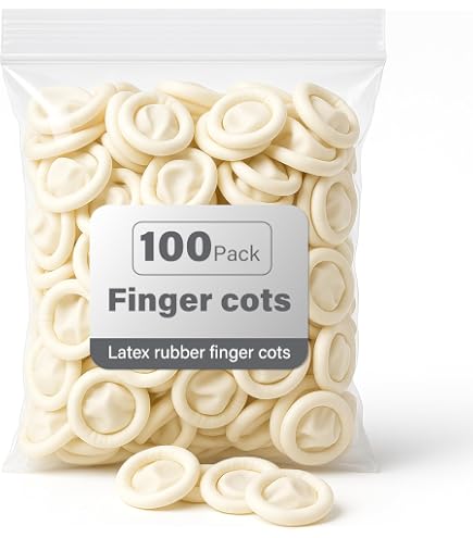 50 Stuks RE-GEN Nitril Vingerbeschermers – Blauw – Universele Maat – Voor Keuken, EHBO, Nail Art, Knutselen En Schoonmaak