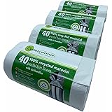 Evaness 100% Recycled Material Paper Bags with Tie Handles 20L 30L - 160 Bags