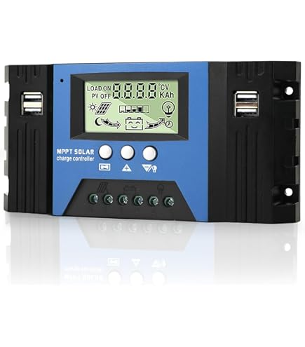 Regolatore Di Carica Solare MPPT 100A - 12V/24V Con USB Per Impianti Fotovoltaici