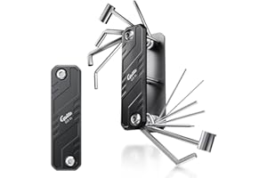 GUITTO Guitar Multi Tool Bass Pocket Guitar Tool Aluminum Alloy Structure with Storage Bag GGT-01