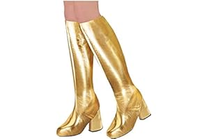 W WIDMANN MILANO Party Fashion - Stiefelüberzieher, Überschuhe, Kostümzubehör, Accessoire, Disco Fever, Karneval