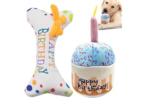 Asfrode Zestaw zabawek dla psa, miękki pluszowy zestaw zabawek dla psów, piszcząca zabawka dla psa, niezniszczalna zabawka do żucia dla psów, zabawka dla psa, zabawka dla szczeniaków, prezent