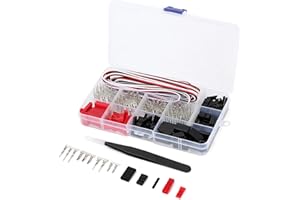 WINWILL Lot de 50 connecteurs JST Servo - Connecteurs mâle/femelle - Câble d'extension compatible JST SYP Futaba - Pour voiture télécommandée Hitec Spektrum modèles d'avions