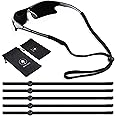 Mini Tree 5 PCS Sports Eyeglass Strap Sunglasses Lanyard Adjustable Non-Slip Eyewear Retainer Glass Cord for Running Camping Reading Outdoor