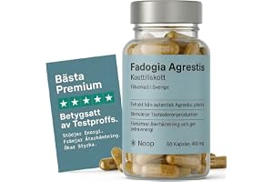 Noop Fadogia Agrestis 400mg - Stödjer muskeltillväxt och återhämtning, hälsosamma energinivåer och uthållighet