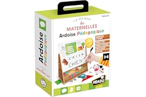 Headu - Ardoise Pedagogique - Un Programme Pédagogique Très Riche pour Apprendre Dès 3 Ans ! | Jeu Educatif 3 4 5 6 Ans, Jeu pour Apprendre à Lire et à Écrire, Collaboration Les Maternelles