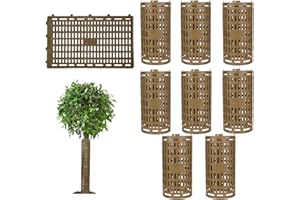 Eivdru Protezione per Tronco d'albero, in plastica Flessibile, espandibile, Durevole, Protezione Contro la Corteccia delle Piante per Proteggere Gli Alberi da decespugliatori e Piccoli