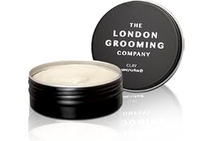 The London Grooming Company Hair Clay Men | 50ml (1.7 Fl Oz) | Firm All-Day Hold Matte Clay Hair Men | Easy To Wash Out Matt Clay Hair Men | Mens Hair Clay | Hair Putty for Men | Matte Hair Clay Wax