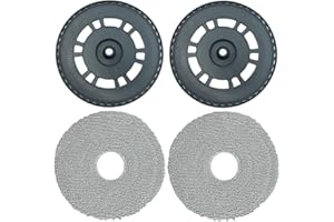 S YTALAND 2 piezas de soporte para toallitas Dreame L10s Pro Ultra Heat /X40 Ultra/ L20 Ultra Robot Aspirador, almohadilla de microfibra lavable