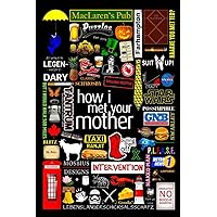 How I Met Your Mother Notebook: White Paper, 110 Pages in Lined , Soft Cover Finish, Size 6" X 9" inches For kids, adults, te