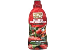 NutriGold® fertilizante Chiles Picantes | Abono para Plantas de Chile en Tierra o Maceta - Fórmula Específica para Chiles Picantes y Vigorosos - Nutrientes Km0-700g + 50g Gratis