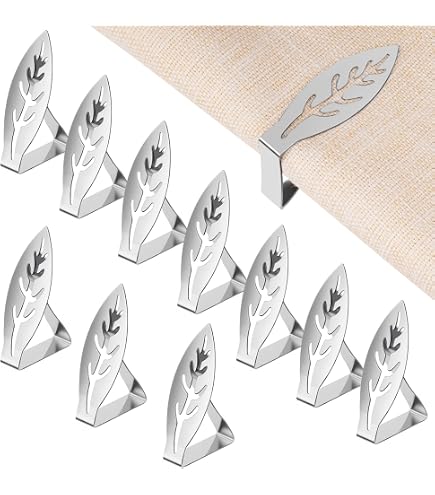 Tischdeckenklammern 12 Stk. – Edelstahl 430, Windfest, Klauenartiges Design, Für Tische Bis 4 Cm Dick