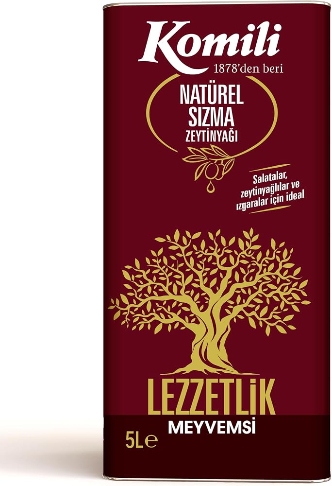 Komili Sızma Zeytinyağı 5 Lt Teneke