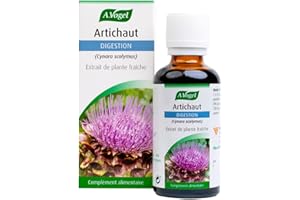A.VOGEL A. VOGEL - Artichaut - Complément alimentaire à Base d'Extrait de Plante - Actions Ciblées Digestion - Flacon 50 ml - Laboratoire Suisse