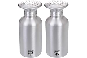 GRÄWE Set di 2 spargere patatine fritte in alluminio, saliera e spargispezie