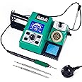 YIHUA 982 Precision Soldering Iron Station Kit with Digital LCD Display, 210 Soldering Tip Cartridge Compatible, Solder Wire Dispenser and, 4 Memory Channels, Auto Shutdown, Rapid Heating