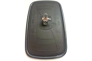 MelTruck® Espejo retrovisor exterior 232 x 145 mm ø10 excavadora tractor maquinaria de construcción E20 universal (1, 232 x 145 mm)