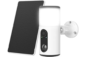 ANRAN [2025 Neuf] 2K Caméra Surveillance WiFi Extérieur sans Fil Solaire, 3MP Camera Exterieure avec Lumens Projecteur, Vision Nocturne Couleur, PIR Détection Mouvement, Audio Bidirectionnel, IP66