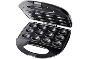 YFZCLYZAXET Electric Walnut Cake Maker Waffle Makers, Walnut Cookie Mold Maker, Automatic Mini Nut Machine Baking Tool For Kitchen