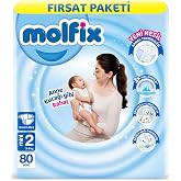 Molfix Bebek Bezi 2 Beden Mini Fırsat Paketi 3-6 kg 80 Adet