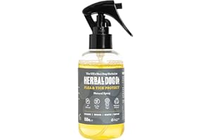 Herbal Dog Co Flea Spray - Natural Flea Treatment for Dogs & Puppies 150ml - Flea Protect - Handmade in UK, Non-Toxic Flea & Tick Protection