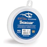 Seaguar Blue Label Tuzlu Su Balık&ccedil;ılık Lider Misinası, %100 Florokarbon, Şeffaf, &Ccedil;eşitli Boyutlar
