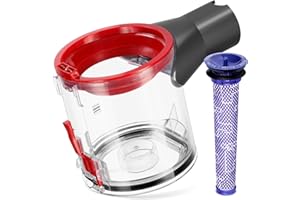 WYWY.WIDE Bac à Poussière pour Dyson V7 V8 SV10 SV11 Aspirateur Pièces Détachées, Bac de Récupération Remplacement pour Dyson Aspirateur sans fil Bac à poussière Part No.967699-01