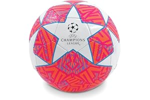 Mondo Toys - Pallone da Calcio Cucito CHAMPIONS LEAGUE - Prodotto Ufficiale - misura 5 - 300 g - 2 colori assortiti - 23003
