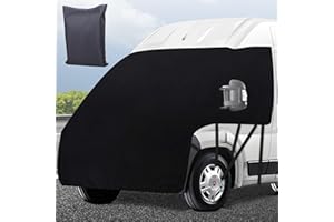 KAMANAN Car Windscreen Cover Replacement for Fiat Ducato 2006-2025, Front Windscreen Wrap Cover Replacement, Sun Protection Car Windscreen, Waterproof Motorhome External Windscreen Cover