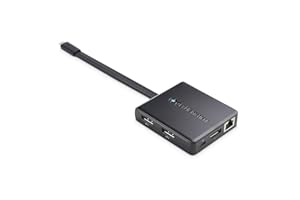 Cable Matters Potrójny monitor USB C Hub (USB C Dock) z 3x DisplayPort, USB-A i USB-C, Gigabit Ethernet i ładowanie 100 W - Thunderbolt 3 i Thunderbolt 4 Port kompatybilny z Windows