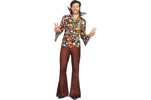 DEGUISE TOI Costume da hippie per uomo