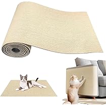 Tiragraffi Per Gatti 200x40 Cm | Autoadesivo | Tagliabile | Protezione Divani E Mobili