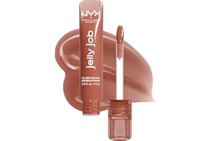 NYX Professional Makeup Jelly Job - Gloss haute brillance - Effet lissant - Sensation de confort - Lèvres visiblement hydratées - Parfum Cerise - Teinte : Toast 'n Jelly 04