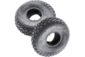 UK-MOTORS 2X Reifen mit Schlauch 4.00-4 Zoll 2PR (20) für Schubkarre Sackkarre 2,5 bar