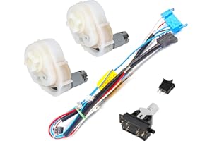 JONATURE Overhaul Kit Wiring Harness Gear Shifter Foot Switch Motor Gearbox for Peg Perego Power Pull Power Loader, Repair Replacement Parts for Children Ride On Car Blue