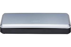 V VESTA PRECISION Vesta Precision Domowy uszczelniacz próżniowy Vacn'n Seal V06 z listwą zgrzewającą 30 cm | Zawiera tacę na płyn i 15 torebek do zamykania próżniowego | Maszyna próżniowa 1100W | 36x13x7,6cm