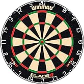 WINMAU Darts Blade 6 Professional Bristle Dartboard with Official tournament specifications | Endorsed by the PDC