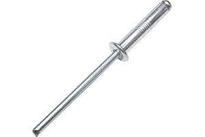 AERZETIX - C48107 - Lot de 100 Rivets aveugles standard Ø4x20mm aluminium/acier - DIN 7337 A - rivet pop à rupture de tige