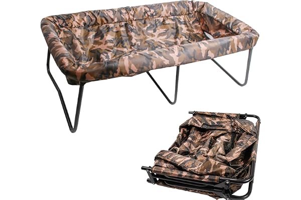Ultimate Tapis De Réception Folding Carp Cradle Camo - Sac De Conservation