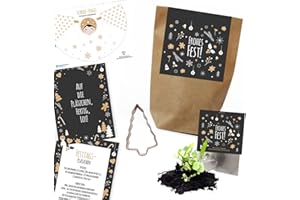 IDEENVERLAG HAMBURG "Frohes Fest" nachhaltige Wundertüte zu Weihnachten - Überraschungstüte als Mitbringsel, give-aways & Mitgebsel -Weihnachten Mitgebseltüte