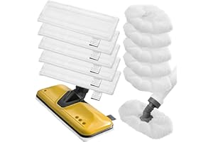 Navaris Funda de Repuesto para Vaporeta - Juego de paños de microfibra compatible con Kärcher EasyFix SC series 2 a 5 - Almohadillas Microfibra para Vaporizadora de suelo y de mano