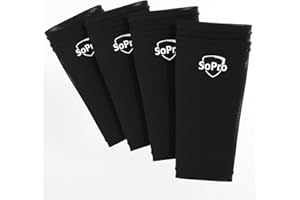 SoPro Supports de Protège-Tibias Football pour Enfants & Adultes - Support Antidérapant pour Protège-Tibias - Manchon Protege Tibia Foot - Maintien Protege Tibia