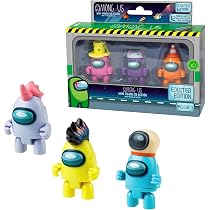 Bizak Among Us Actionfigur – 12 Cm Hoch, Mit 3 Zubehörteilen, Sammelfigur (1 Stück In Sortimentsbox)