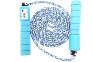 Sinwind Cuerda para Saltar Ajustable, Comba niños con Contador, Saltar la Cuerda de Boxeo y Mango de Espuma, Saltar la Cuerda de Boxeo, Cuerda de Saltar Cuerda de Velocidad para el Juego Escolar