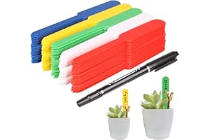 Mizijia Étiquettes pour plantes, 150PCS Marqueurs en Plastique de Plantes, Etiquette Potager Exterieur, étiquettes résistantes aux intempéries, étiquettes réutilisables pour le sol du jardin