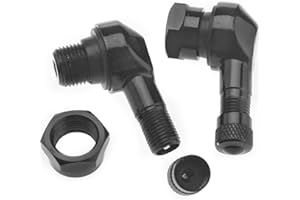 ENET YINETTECH 2pcs Car Motorcycle Tyre Valve Extension Adaptor 90 Degree Caravan 11.3mm