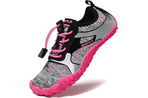 MAXOME Water Shoes Kids Boys Girls Beach Shoes Kids Aqua Swimmming Shoes Pool Barefoot Shoes Quick Dry Lightweight Kids Surfing Diving Shoes