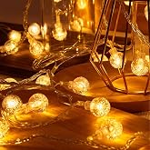 5 m 28 LED Kristal Top G&uuml;n Işığı &ndash; Şeffaf Kablo &ndash; Fişli Eklemeli