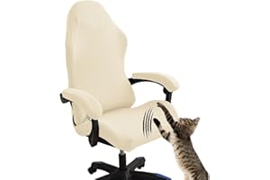 AHYBE Coprisedia Da Gaming Con Braccioli Fodera Per Sedia Da Ufficio Coprisedia Da Gioco Elasticizzata Sfoderabile E Lavabile, Copertura Per Sedia Da Gaming Per Sedia Da Computer Gioco ﻿(J)