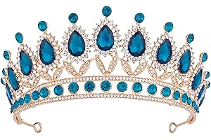Tiara for Women, Vofler Crown w/Crystal - Royal Queen Rhinestone Headpiece Headband for Princess Girls Kids Bridal Birthday Wedding Pageant Prom Homecoming Halloween Costume Party